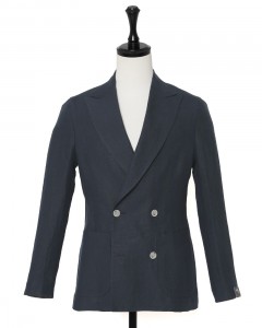 リネン 4B ダブル ジャケット【EASY DOUBLE】