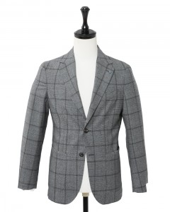 ハウンドトゥースウインドウペン シングルジャケット【MURAT】