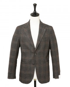 グレンチェック シングルジャケット【MURAT】