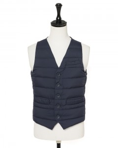 ダウン&フェザー ナイロンシングルジレ【Herno Legend】