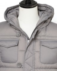 Hernoミリタリーフードダウンジャケット【Herno Legend】mb_05l