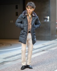 PEUTEREYレッキスラビットファー付きベルテッドダウン【HURRICANE KL JP】mb_ma