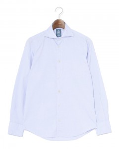 コットンピンオックス カッタウェイカラーシャツ【SIMONE/BALI】