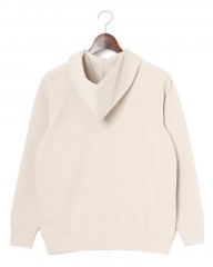 three dotsストレッチポンチ ダブルジップパーカー【Stretch ponte】mb_27l