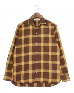 コットンフランネル チェックシャツ