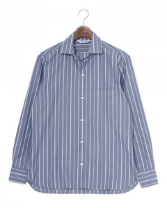 コットン ストライプシャツ