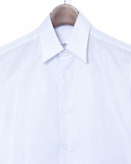 ERRICO FORMICOLAコットンリネン レギュラーカラーシャツ【HUGO】mb_04l