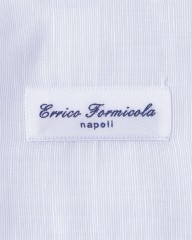 ERRICO FORMICOLAコットンリネン レギュラーカラーシャツ【HUGO】mb_10l