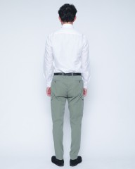 ERRICO FORMICOLAコットンリネン レギュラーカラーシャツ【HUGO】mb_23l