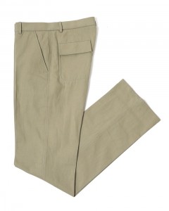 コットンリネンへリンボーン パンツ