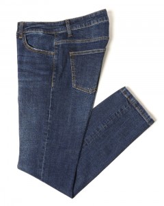 スリムテーパード ミディアムウォッシュデニム