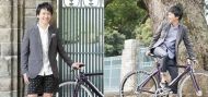 nari/furi別注の自転車ビジカジ・スタイル