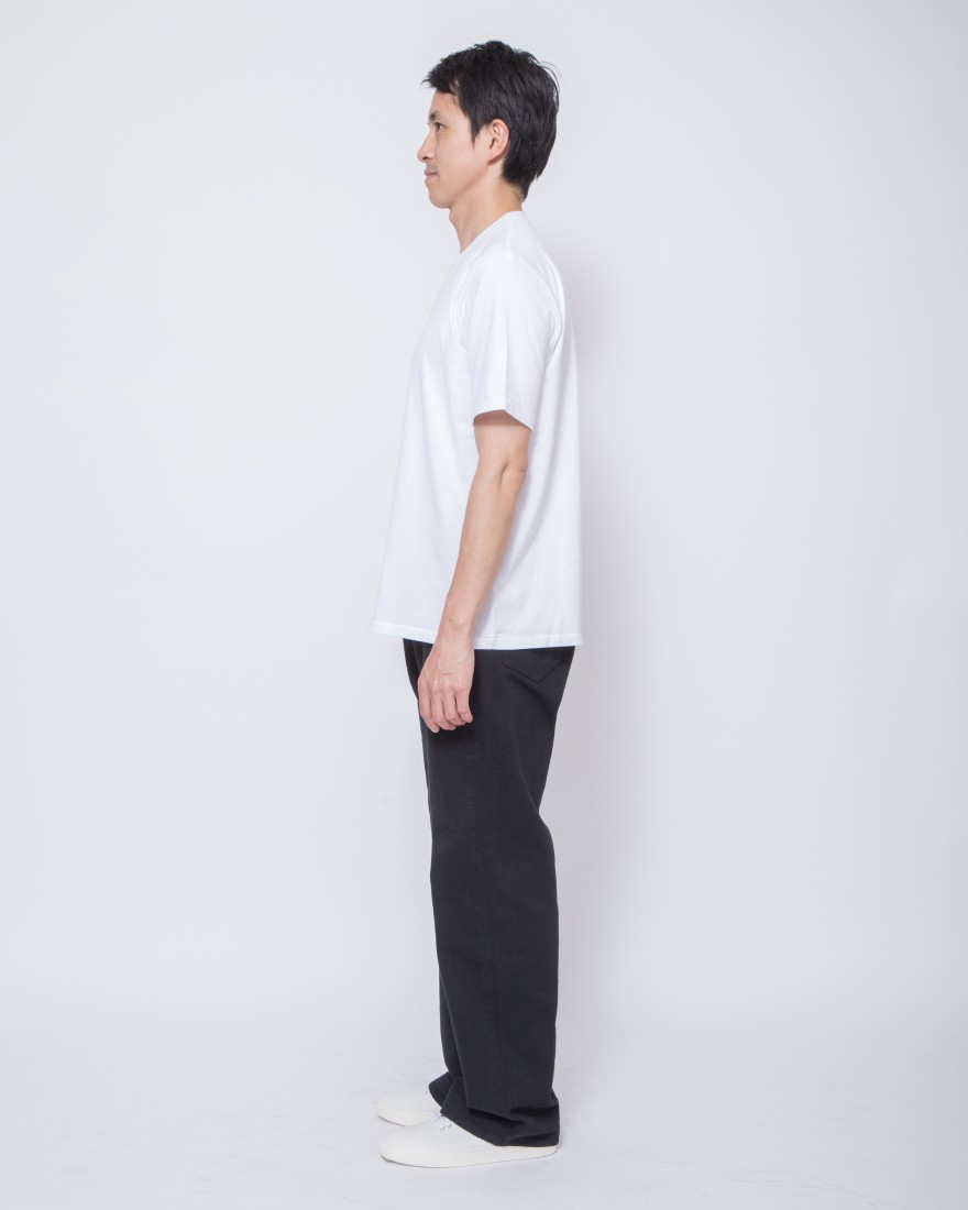 ラスタープレーティングクルーネックTEE【LUSTER PLAITING TEE