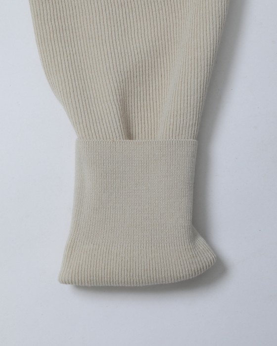 ハイゲージVネックニットプルオーバー【HIGH GAUGE WOOL COTTON RIB