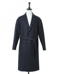 Hevoチェックウールチェスターコート【OSTUNI】mb_c0