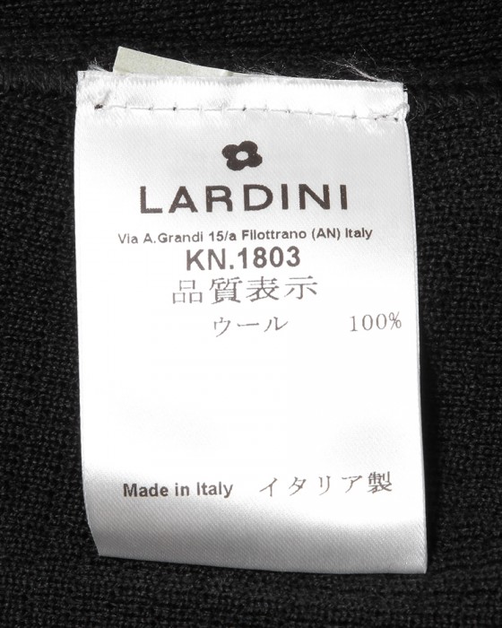 LARDINIシングル ニットジャケット15l