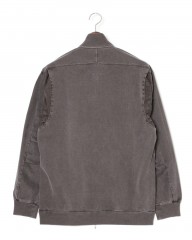 three dotsピグメントダイ コットンジップブルゾンmb_04l