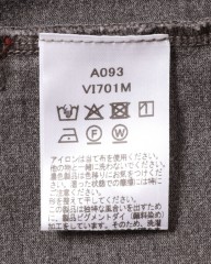 three dotsピグメントダイ コットンジップブルゾンmb_20l