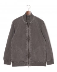 three dotsピグメントダイ コットンジップブルゾンmb_c0