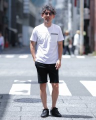 Hernoナイロン切替え半袖コットンTシャツ【FUNCTIONAL WARDROBE】mb_ma