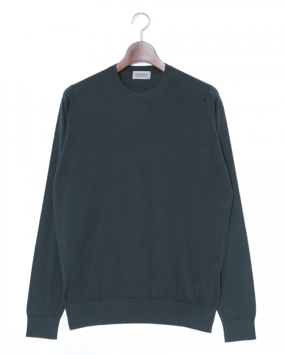 JOHN SMEDLEY30G シーアイランドコットン 長袖クルーネックニット【ROWLAND/EASY FIT】c0