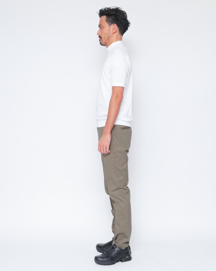 JOHN SMEDLEY30G シーアイランドコットン 半袖モックネックニット【ARBER/MODERN FIT】13l