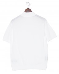 JOHN SMEDLEY30G シーアイランドコットン 半袖モックネックニット【ARBER/MODERN FIT】mb_02l