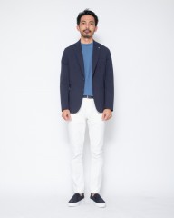 giannettoシアサッカー 2Bシングルジャケット【CORALLO】mb_22l