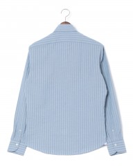 giannettoコットンストライプカッタウェイシャツ【VINCI FIT】mb_01l