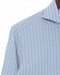 giannettoコットンストライプカッタウェイシャツ【VINCI FIT】mb_05l