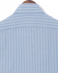 giannettoコットンストライプカッタウェイシャツ【VINCI FIT】mb_07l