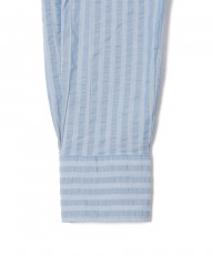 giannettoコットンストライプカッタウェイシャツ【VINCI FIT】mb_10l