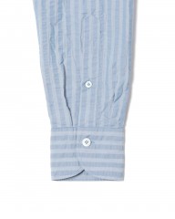 giannettoコットンストライプカッタウェイシャツ【VINCI FIT】mb_11l