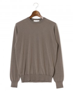 18G ウールシルクカシミヤ クルーネックニット