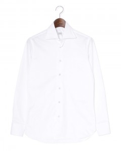 セミワイドカラー コットンポプリン シャツ【GAIOLA/ガイオラ】