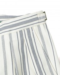 BERWICHコットンストライプ 2インプリーツアジャスターパンツ【SCOTCH/SB1087】mb_05l