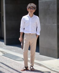 INCOTEXチノリーノ ワンプリーツ テーパードパンツ【1951 COLLECTION /541ZR】mb_ma