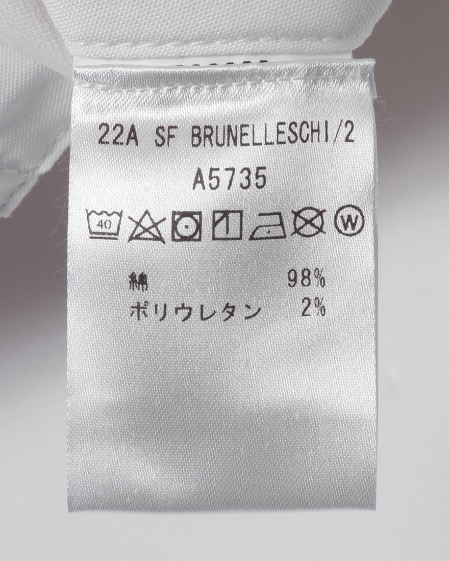 giabsarchivioワンプリーツ ストレッチコットンサテン カーゴパンツ【BRUNELLESCHI/SPACE FIT】20l