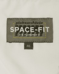 giabsarchivioワンプリーツ ストレッチコットンサテン カーゴパンツ【BRUNELLESCHI/SPACE FIT】mb_09l