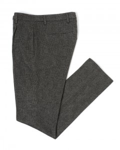 グレンチェックジャージー ワンプリーツ パンツ【DANTE700/ダンテ】