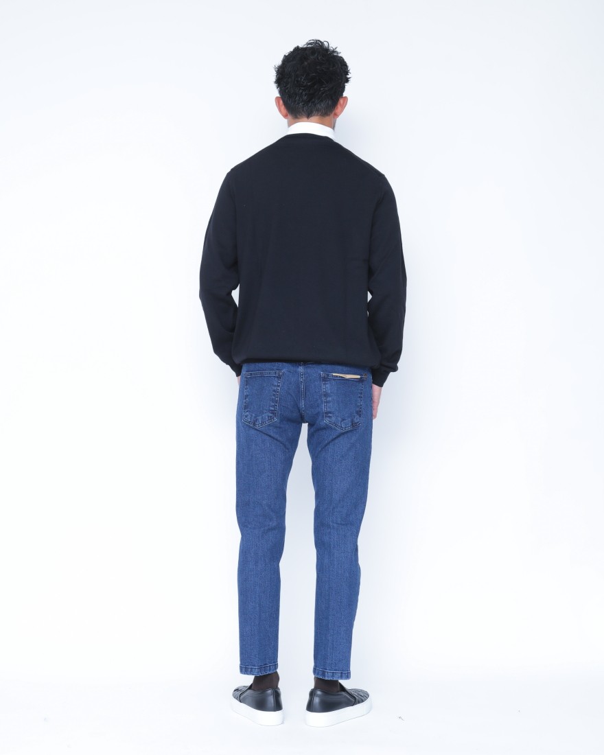 テーパードブルーデニム【8177-206L1054/5PKT SLIM DENIM】｜Entre