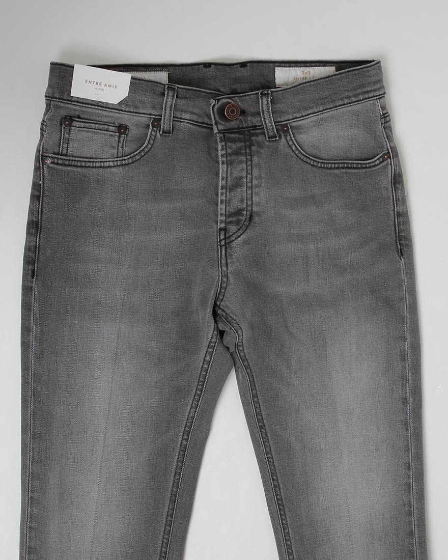 5pウォッシュドストレッチスキニーブラックデニム【CARO-2539L4006/5PKT SLIM DENIM】｜Entre Amis （アントレ・アミ）｜TOKYOlife