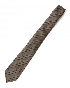 ブラウンレジメンタル タイ【Sette Pieghe/セッテピエゲ】