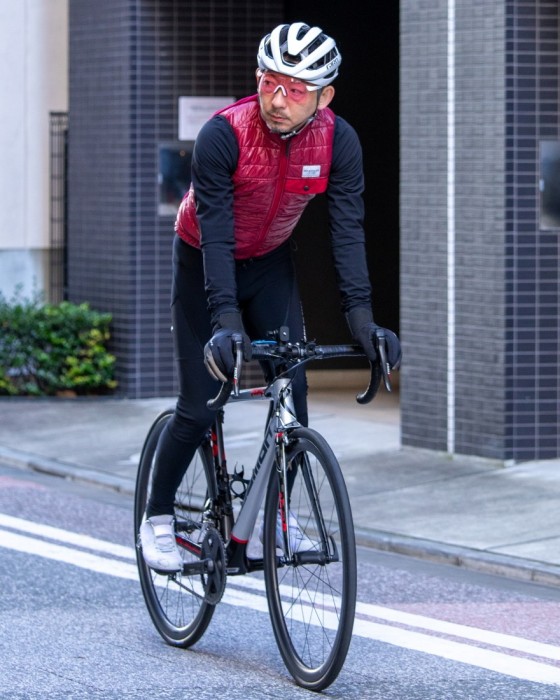 Cafe du Cyclisteサーマルジレ【Albertine SL】ma