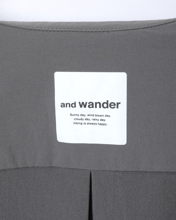 ライトダブルクロスシャツ【light w cloth shirt】｜and wander（アンドワンダー）｜TOKYOlife