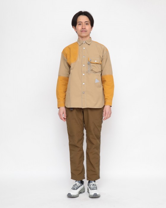 リップミックス高機能シャツ【CORDURA rip mix shirt】｜and wander（アンドワンダー）｜TOKYOlife