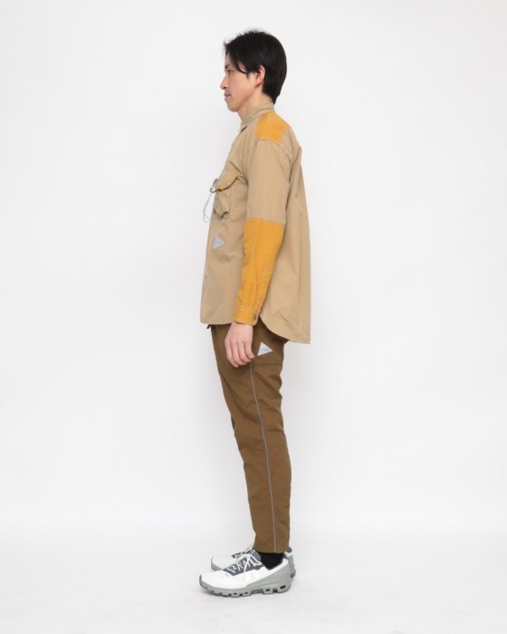 and wanderリップミックス高機能シャツ【CORDURA rip mix shirt】02l