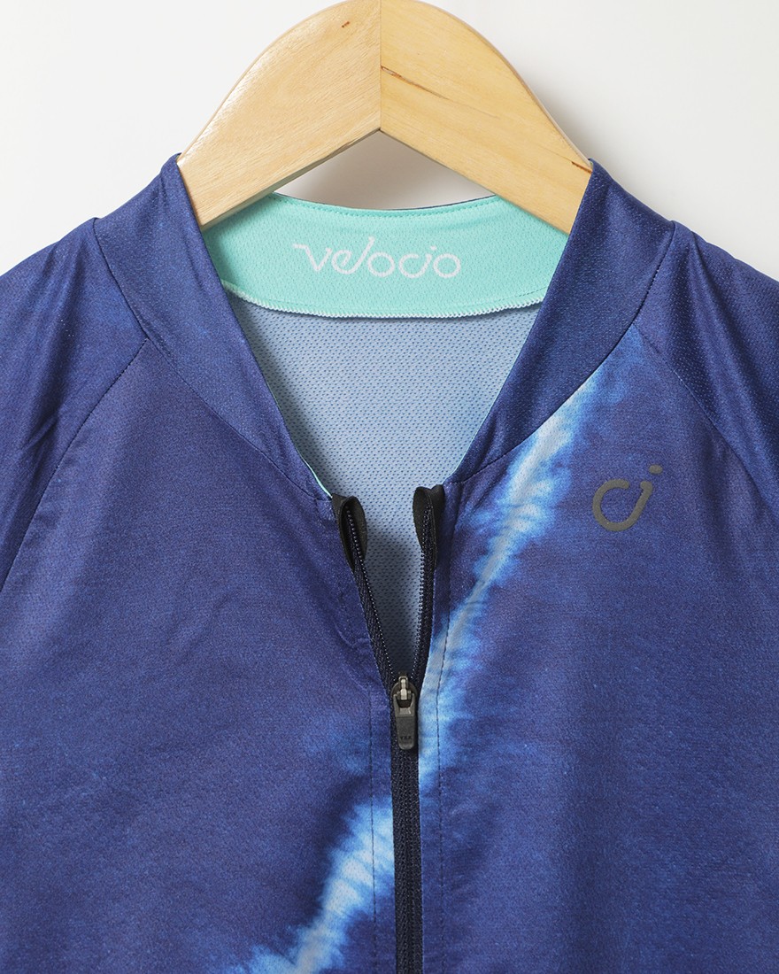 Velocioレディースショートスリーブジャージ【WOMEN'S INDIGO DYE SE JERSEY】05l