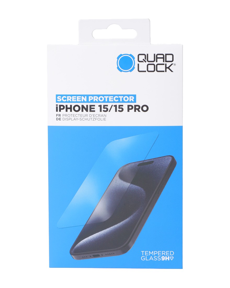 QUAD LOCKQUAD LOCK スクリーンプロテクター【iPhone 15/iPhone 15 Pro対応】c0