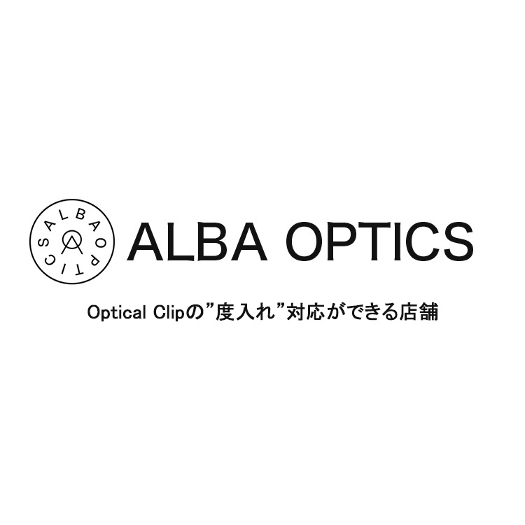 ALBA OPTICS Optical Clip(インナーレンズ)度入れ調整対応可能店舗